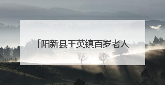阳新县王英镇百岁老人多达13人 超过联合国规定的长寿地区标准