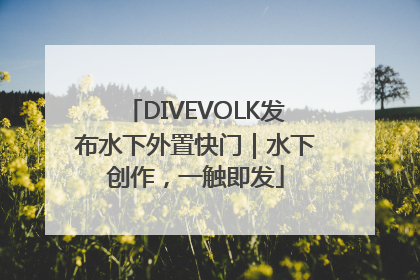 DIVEVOLK发布水下外置快门｜水下创作，一触即发