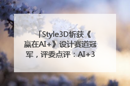 Style3D斩获《赢在AI+》设计赛道冠军，评委点评：AI+3D技术世界第一
